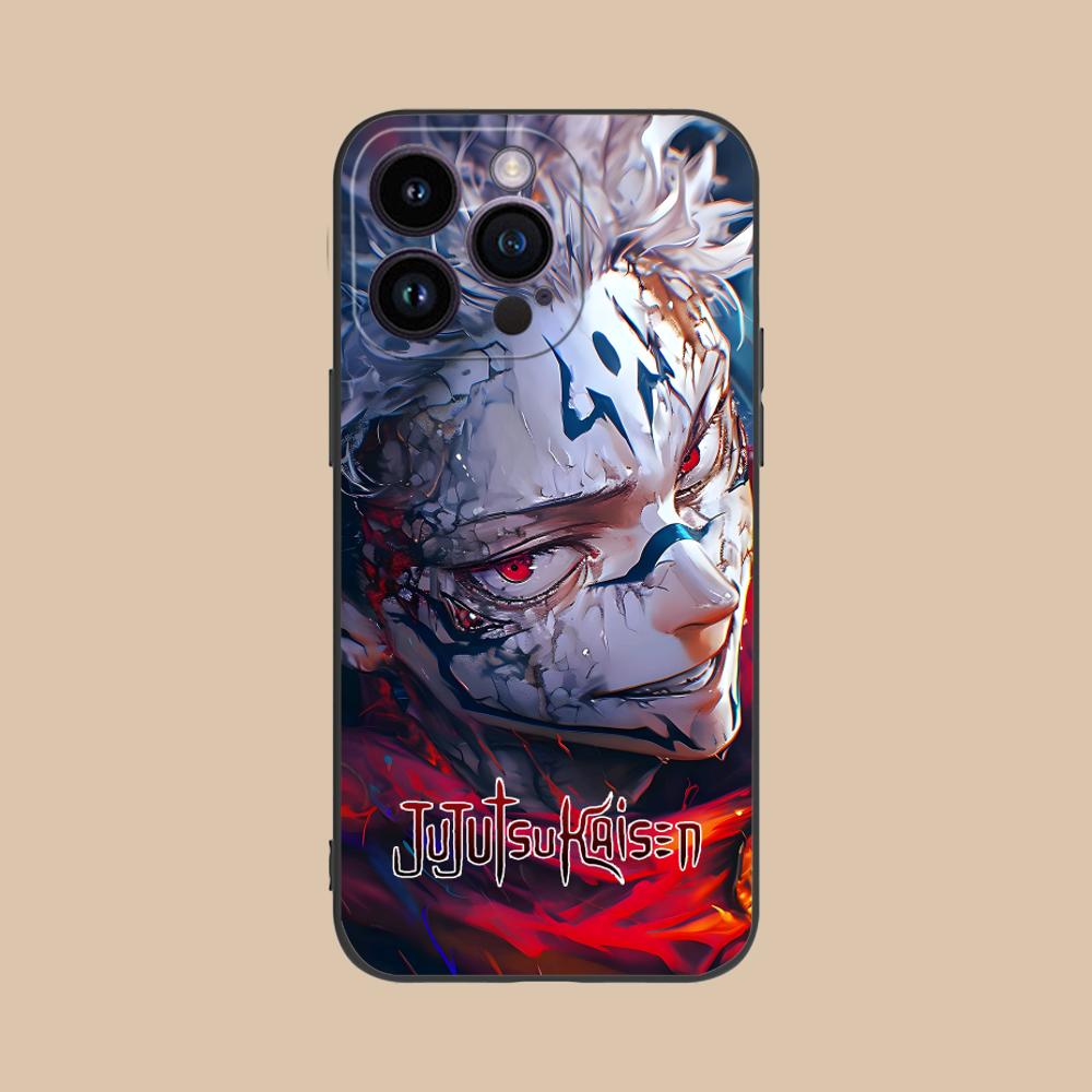 Чехол для мобильного телефона Jujutsu Kaisen Сукуна для iPhone 17 16 15 14 13 12 11 X XR XS 8 7 Air Pro Max Plus Mini Цветной чехол Красивый