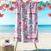 Whimsical Mushroom Floral Print Beach Towel Quick-drying for Travel Outdoor Sports Jogging Beach and Swimming