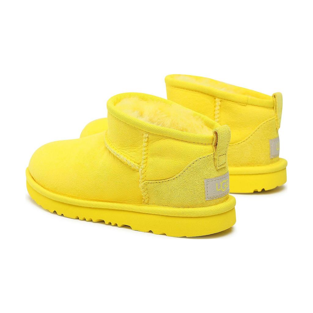 UGG Trendy Versatile Comfortable Casual Warm Ankle Childrens Boots Kids Boots Yellow 1130750K-CAN