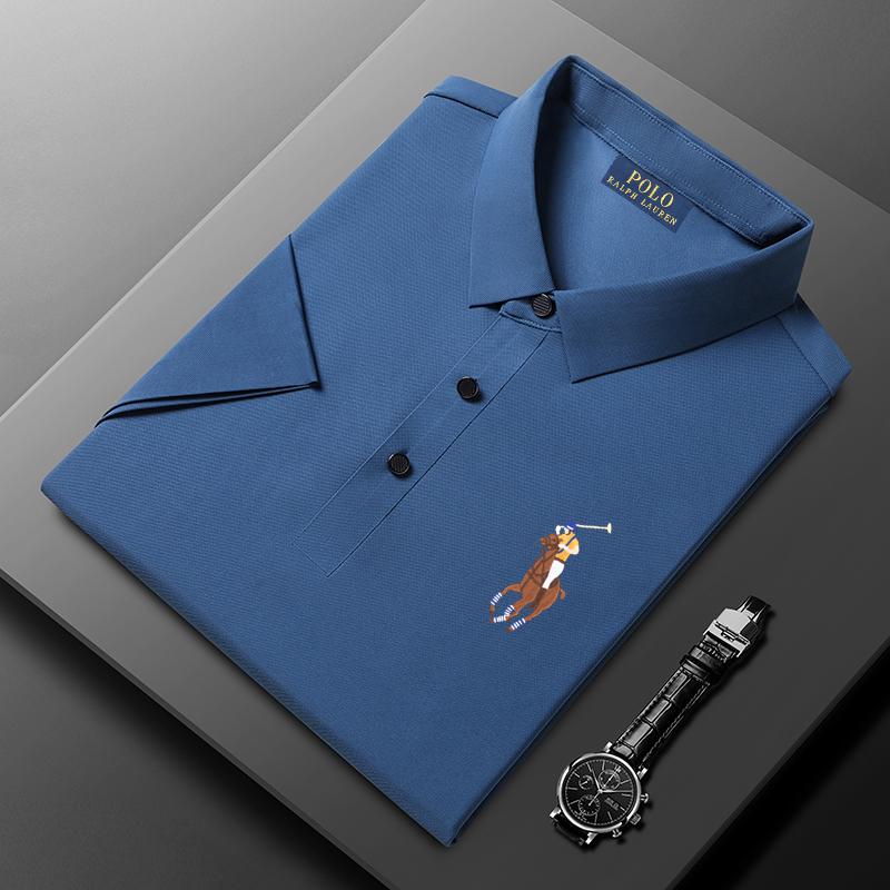Polo Ralph Lauren 2025 Лето Новая Цветная Вышивка Пони Бизнес Поло для Отдыха