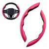 Universal Steering Wheel Cover 38cm/15inch Carbon Fiber ABS Cover Non-Slip Steering Wheel Booster Car Decor Interior