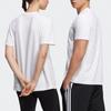 Adidas Casual Sports Round Neck Short Sleeve T-shirt Unisex Tops White GP1860