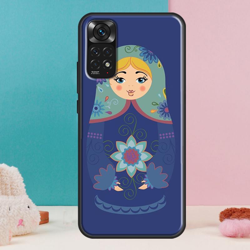 Russian Nesting Doll Case For Xiaomi Redmi Note 13 12 Pro 14 11 9 10 9S 10S 11S 12S Redmi 14C 13C 10C 12C Cover