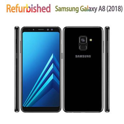 Восстановленный Samsung Galaxy A8 (2018) A530F Мобильный телефон 5,6" Восьмиядерный 16 МП 4 ГБ ОЗУ 32 ГБ ПЗУ С одной SIM/Двумя SIM