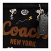 Coach X Peanuts Snoopy Коллаборация Грузовая 26 Сумка-тоут Женская Тоут Черная CBF70-SVA47