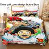 3 шт. Постельное белье с принтом из аниме Toriko, 3D-печать, Охотник-гурман, Манга Сёнэн, Пододеяльник, Наволочки для подростков, Декор комнаты фанатов, Подарок