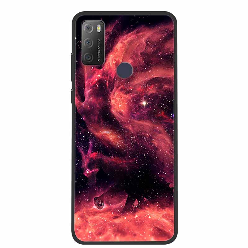 Для Alcatel 1S 2021 чехол роскошный силиконовый мягкий чехол из ТПУ для телефона Alcatel 1S 2020 противоударный милый бампер из ТПУ Fundas Coque