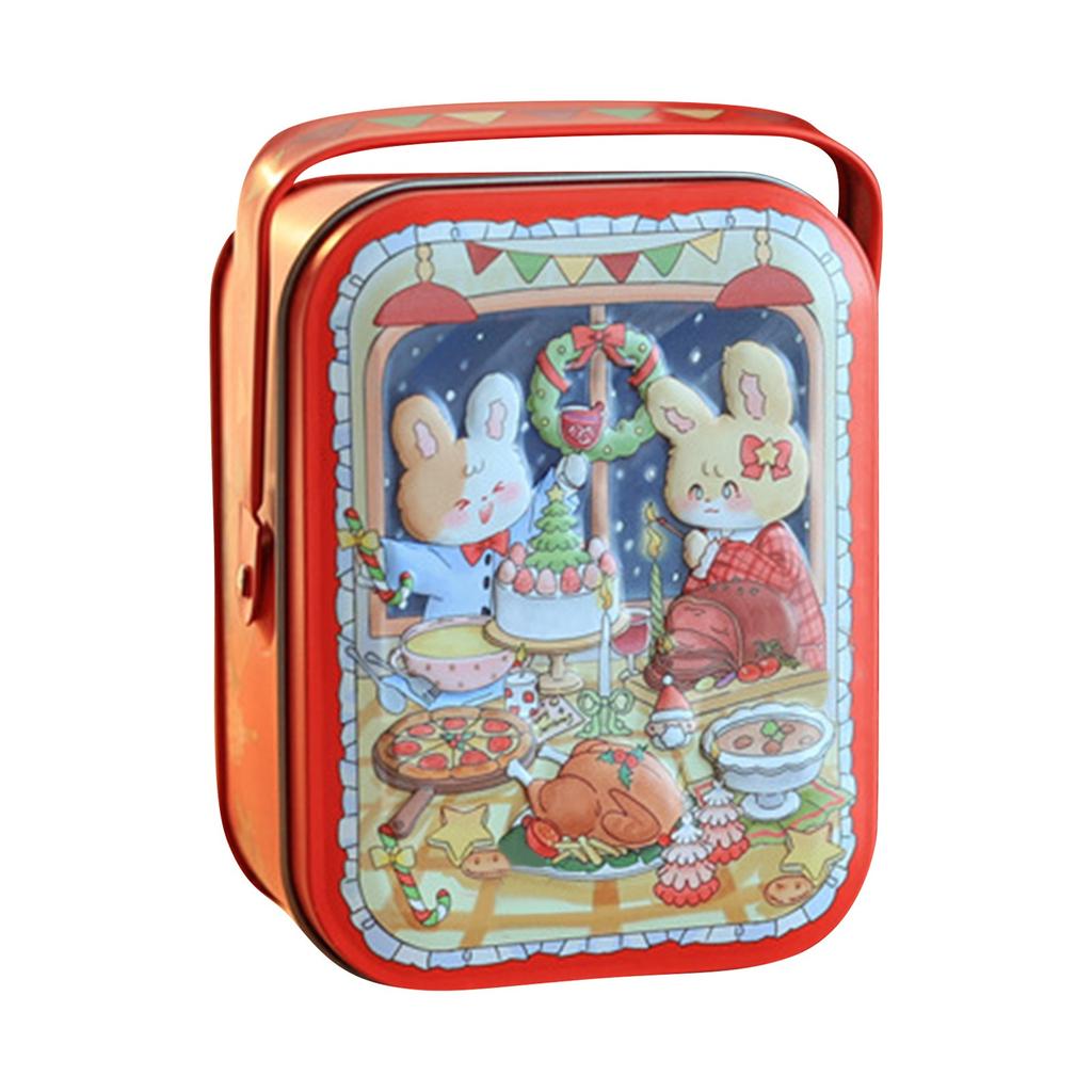 Christmas Biscuits Tin, Pastrys Tin, Empty Tin With Lid, Storage Jar, Metal Box, Gift Tin, Cookie Box, Candy Container, Storage Boxes