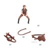 DIY Horse Race Model Horseman Farm stable Animal Figurines Action & Toy Figures ABS Emulation Toys for Children Christmas Gift