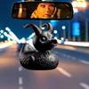 Автомобильная подвеска Маленькая утка Призрак Тема Качели Авто Зеркало заднего вида Подвесные украшения Украшения для интерьера Аксессуары для девочек