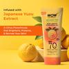 Skin Science Japanese Yuzu + Vitamin C with 5 Ceramides Dewy Bright Sunscreen Gel| SPF 70 PA++++ 500x Vitamin C | 80ml