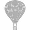 Die/cutting Die - Rayher - Hot Air Balloon - 8x5.5 Cm - Multicolor - For Scrapbooking