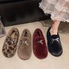 Fashion 2025 New Autumn and Winter Two-Wear Plus Velvet Mary Jane Shoes Cotton Shoes Women's Outside Wear