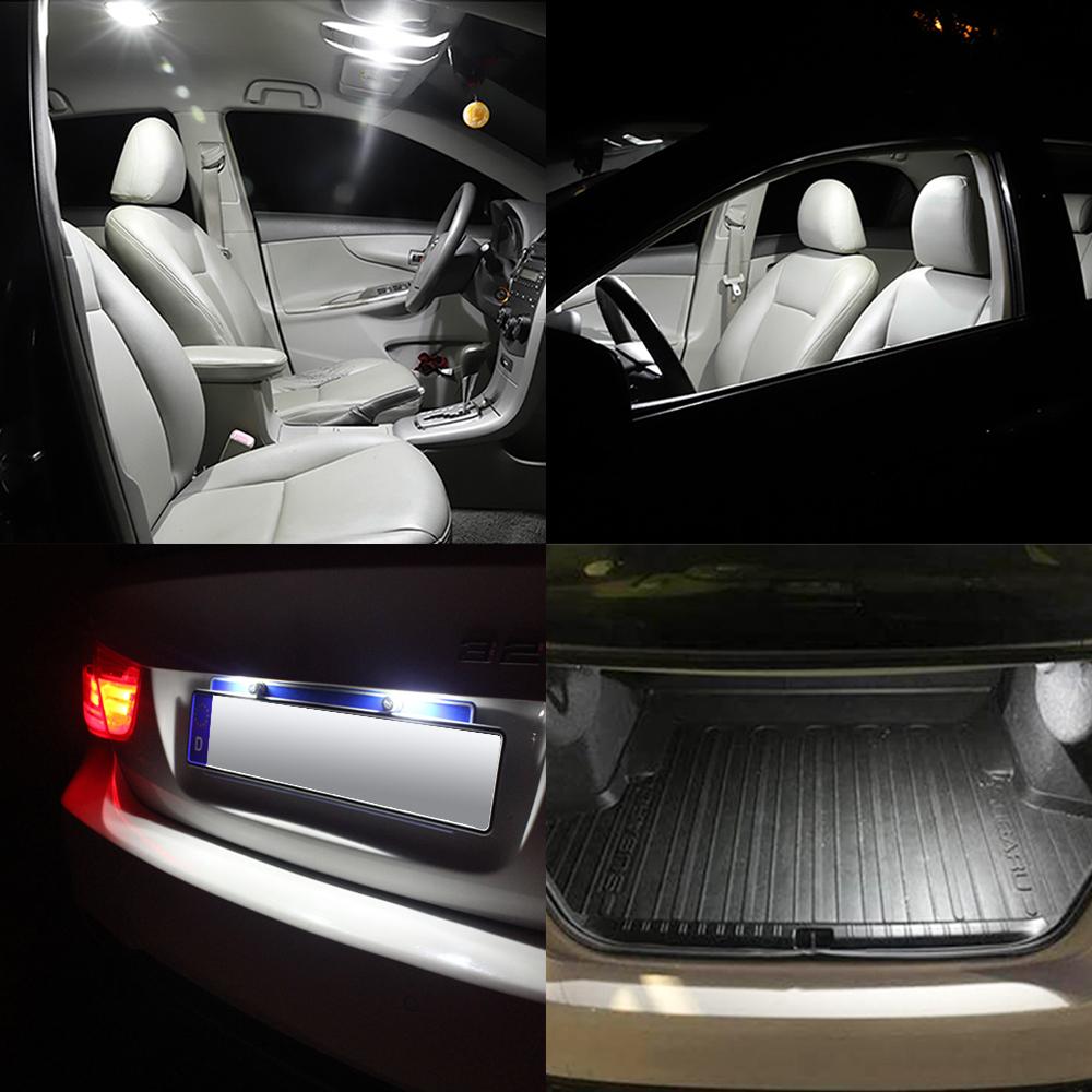 2/10 PCS C10W C5W LED Canbus Festoon LED Bulbs 31mm 36mm 39mm 41mm 6500K 12V White Car Interior Dome Trunk License Plate Lights Dome Lights 6