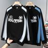 Мода осень больших размеров 5XL-11XL, мужские толстовки оверсайз, одежда, топы с длинным рукавом, повседневные мужские пуловеры