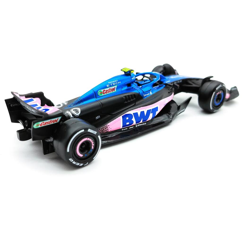 ABBP1 Bburago 1:43 BWT Alpine 2023 A523 #10 #31 F1 Racing Formula Car Static Simulation Diecast Alloy Model Car