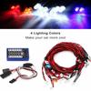 12 LED RC Car Lighting Kit 4.8-6V DC RC Vehicle Headlights  for 1/10 1/8 RC Truck