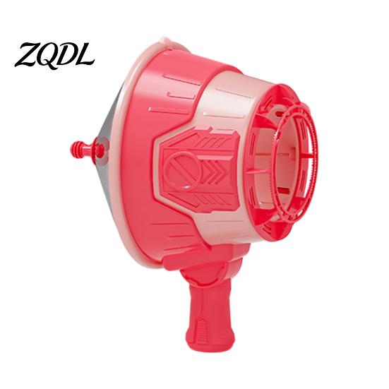 Battery-Free Outdoor Sports Toy Air Cannon for Kids, Handheld Powered Bubble Blower with Automatic Kids 10 Refills, Practical Joke Science Experiment