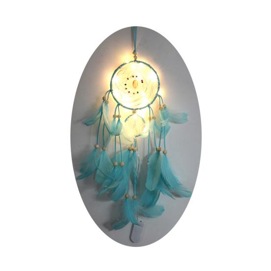 Ловец снов из перьев, довольно красочный подвесной декор, Ловец снов ручной работы для дома, спальни, подарок