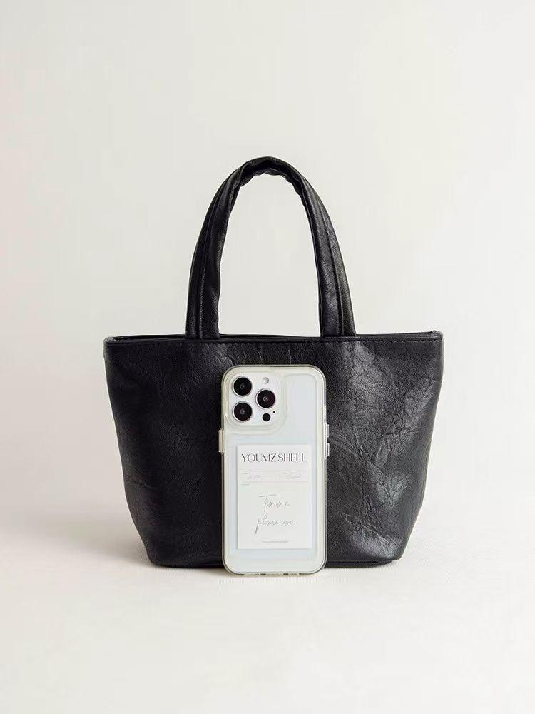 Новая женская маленькая кожаная сумочка - Модная однотонная мини-косметичка