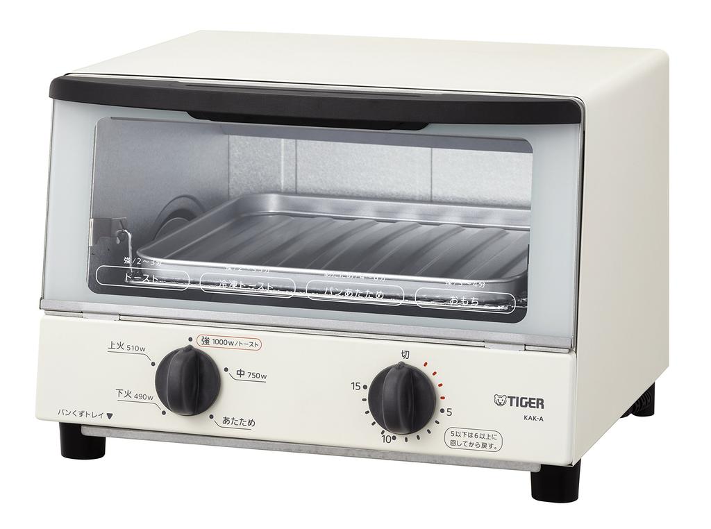 Tiger Oven Toaster White Yakitate KAK-A100-W Tiger