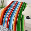 Ful Mexican Stripes Throw Blanket for S Warm Sofa Blanket Flannel Blanket Portable Soft Bedspread#