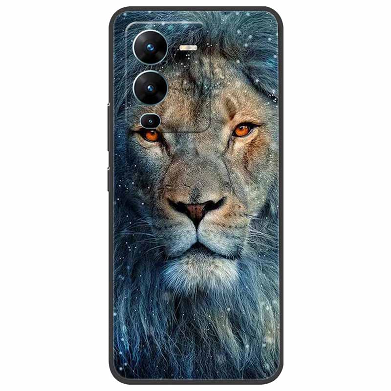 Для vivo V25 Pro Чехол V2158 Мягкий Силиконовый ТПУ Чехол для телефона Для vivo V25 Pro 5G Чехол Ударопрочный Capa V 25 Pro V25Pro Coque Крутой