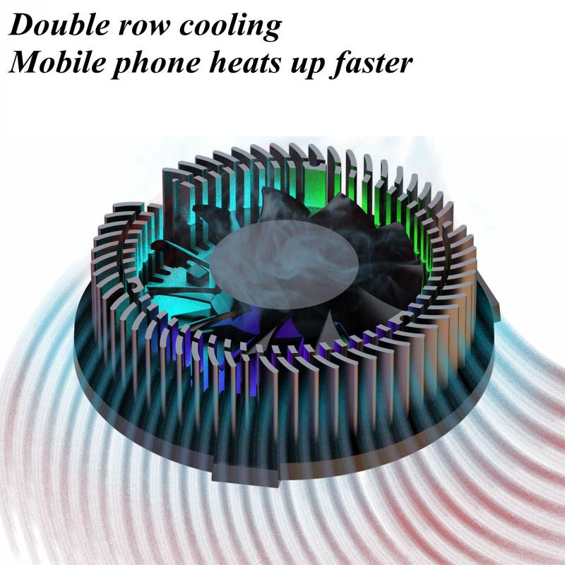 Портативный охлаждающий вентилятор для планшета X12, полупроводниковый портативный вентилятор для быстрого охлаждения, совместимый для