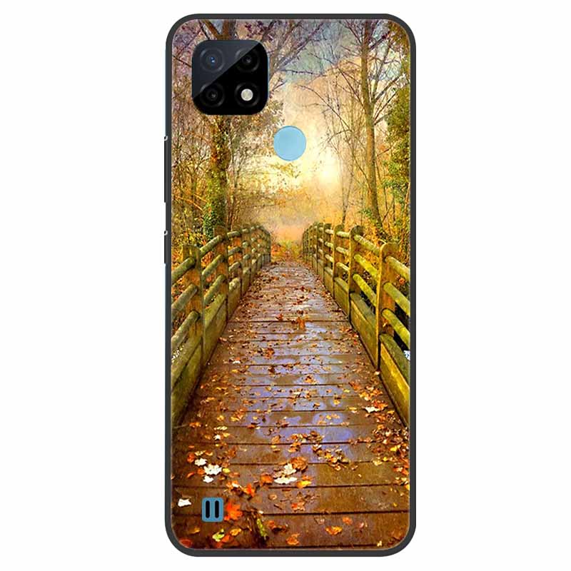 Для Realme C21 чехол противоударный мягкий силиконовый чехол из ТПУ для Realme C31 C21Y C25S C25 чехлы для телефонов Realme C21 C31 милый мультфильм