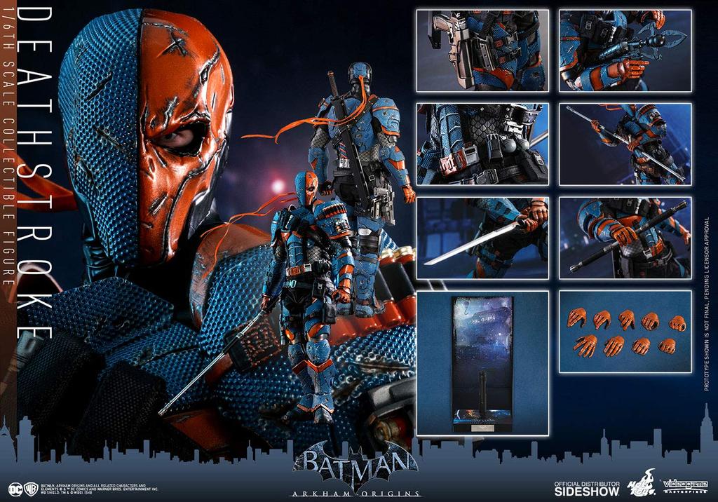 Game Arkham Origins Scale Figure Deathstroke [Video Masterpiece] Batman 1/6