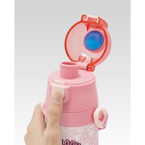 Skater Children's Stainless Steel Water Bottle 2-Way Direct Drinking 420ml Cup Drinking 350ml My Melody Ushiro Shiro Sanrio Child-friendly Lightweight