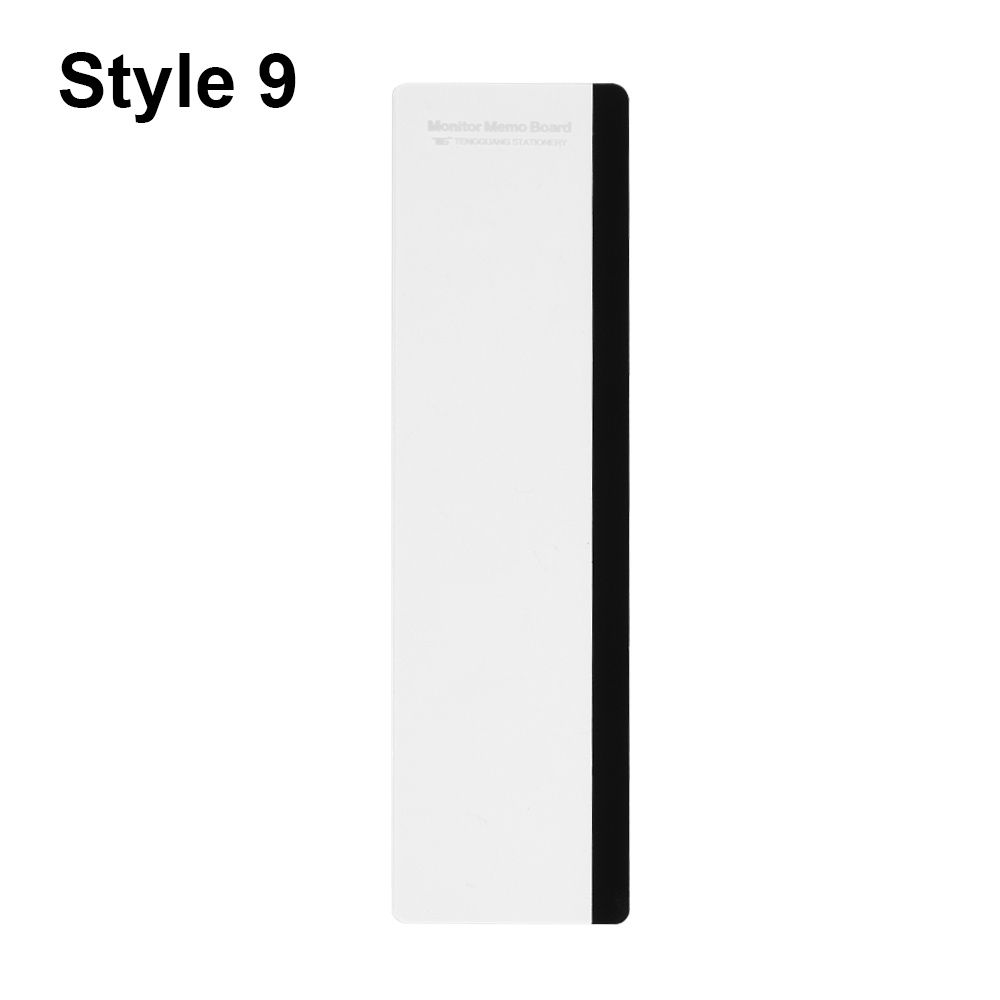 Record Stationery PC Screen Message Memo Board Remind Memo Pad Label sticker Desktop Plastic Holder
