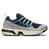 SALOMON Acs + Og Удобные Нескользящие Износостойкие Низкие Кроссовки для Бега Унисекс Серый Синий L47287200