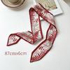 Long Silk Scarf, High-end New Versatile Hair Tie Streamer, Atmosphere Ribbon, Spring and Summer Decorative Scarf, Tied Bag Streamer