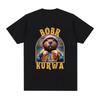 Bober Kurwa Bobr T-shirt Funny Beaver Drinking Beer Meme Women's Fashion Hip Hop Loose T-shirt Street Clothing
