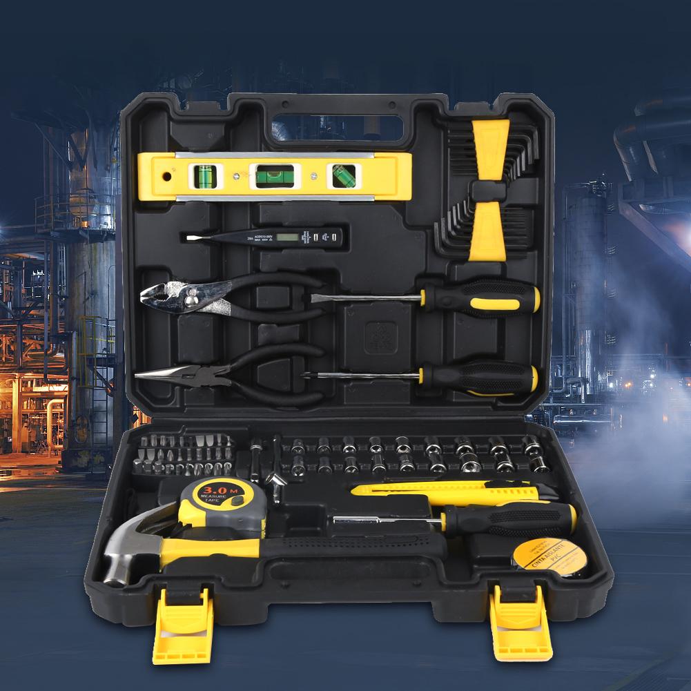 78Pcs Combination Tool Sets Carbon Steel Hardware Manual Tools Screwdriver Sets Household Use