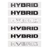 Car 3D Hybrid Fender Trunk Letters Logo Badge Emblem Decals Sticker For S400 E350 GLE450 W211 W212 W163 W221 W222