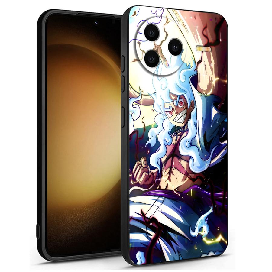 Чехол для Xiaomi Redmi 13C 9 K40 K80 Pro A3 A1 A2 Plus 14C 10 12C A5 A4 Черный Мягкий Чехол для Телефона One Piece Крутой Луффи