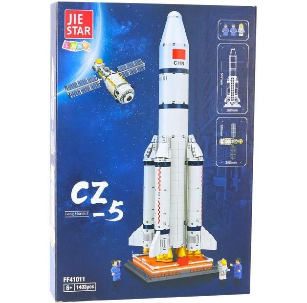 Прочие конструкторы Leantoys Lean Toys Klocki Konstrukcyjne Rakieta Kosmiczna Satelita Cz-5 1403 El.