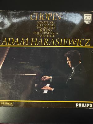 LP Запись АДАМ ХАРАСЕВИЧ - Шопен - Соната № 1, 3 Экоссеза, 839748LY Philips 1968 Нидерланды Классика Б/У