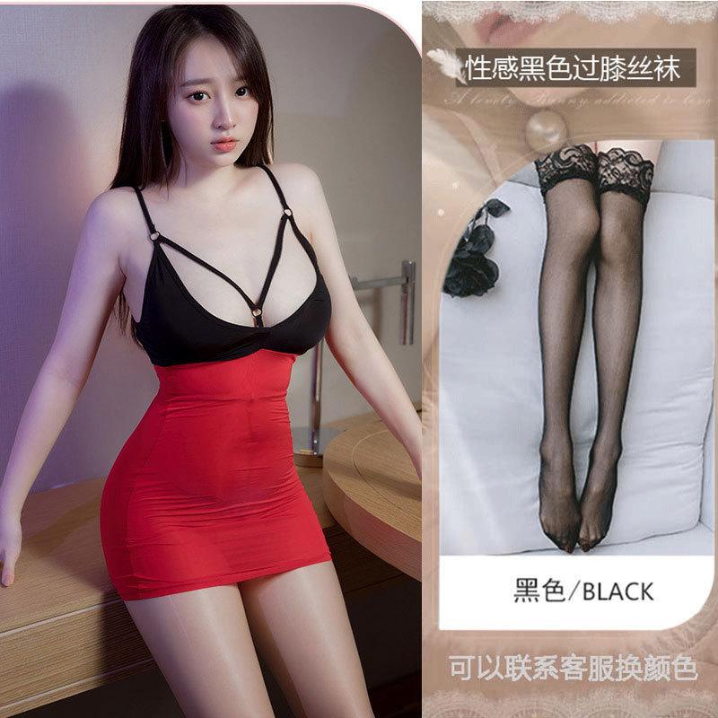 Sexy Underwear, Sexy Secretary, Small Breasts, Big Suspenders, Sexy Nightgown, Chest-exposed, Tight Flirting, Uniform Pajamas Women