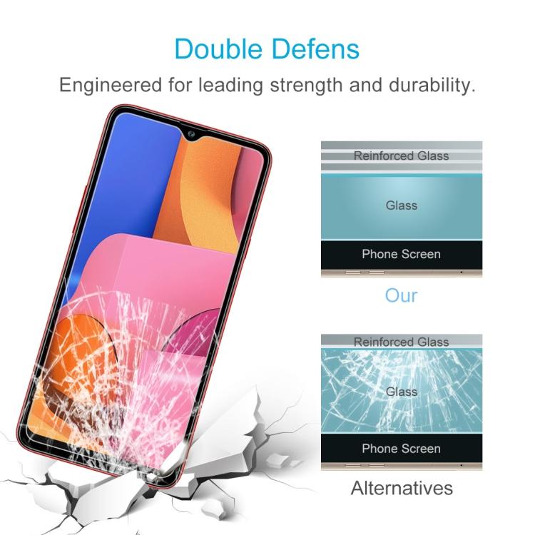 Защитная пленка из закаленного стекла 0,26 мм 9H 2.5D для Galaxy A20s