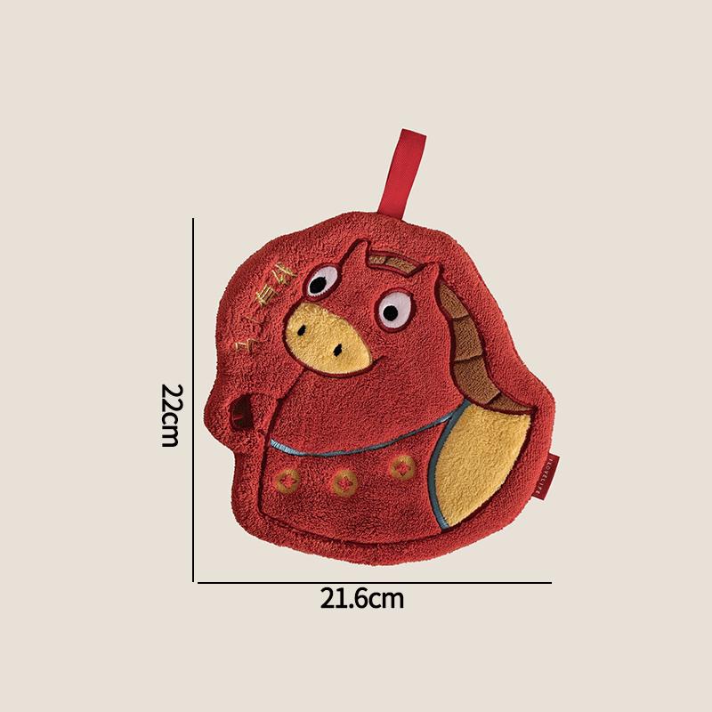 Новый год 2025 Полотенца для рук Полотенца для вытирания на Китайский Новый год Супервпитывающее полотенце для рук Принадлежности для уборки дома и кухни