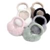 Cute Plush Fur Headphones Women Winter Warm Earmuffs Soft Cashmere Solid Fur Earplugs Fashion Unisex Ear Cover Outdoor Supplies