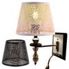 E27 Universal Metal Lampshade Floral Print Creative Iron Lampshade Good Heat Dissipation for Table Lamp Bedroom Bedside Light