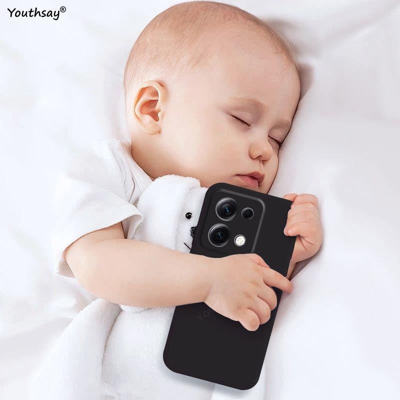 Чехол для Poco M6 Pro для Xiaomi Poco M6 Pro Fundas Coque, мягкий оригинальный жидкий силиконовый чехол для камеры, полное покрытие, задний чехол Poco M6 Pro