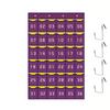 Non-Woven Fabric Numbered Pockets Wall Mount Better Load-Bearing Cell Phone Hanging Organizer with Hooks