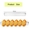4pcs Chicken Wing Rails for Grill for Outdoor Picnic Camping Barbecue
