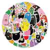 50Pcs Cartoon Les Barbapapa Cute Creative Decorative Stickers