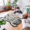 Carpet Living Room Cute Cartoon Tiger Decor Carpets Children Bedroom Bedside Large Area Rug Home Decoration Cloakroom Foot Mat